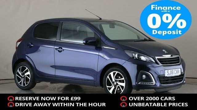 2018 used Peugeot 108 1.2 PURETECH ALLURE 5d 82 BHP