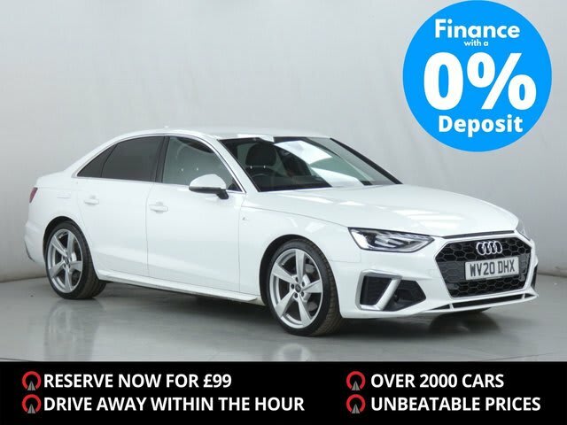 2020 used Audi A4 2.0 TFSI S LINE MHEV 4d 148 BHP