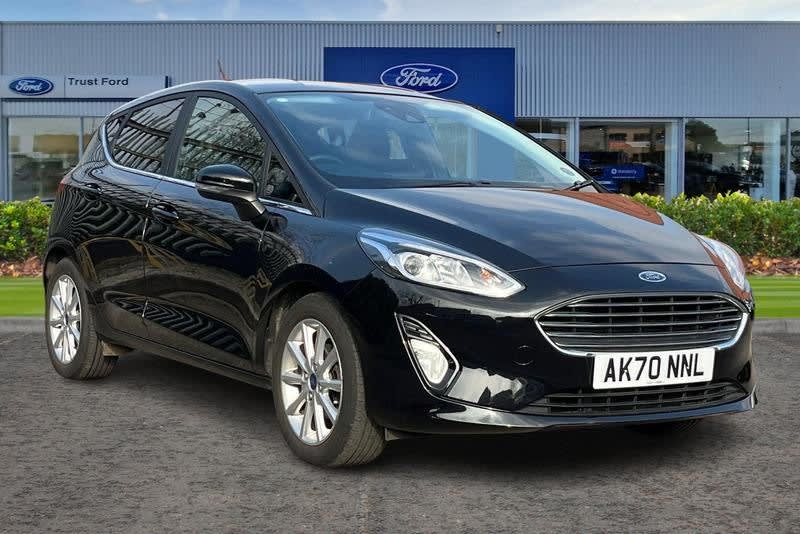 2021 used Ford Fiesta 1.0 EcoBoost Hybrid mHEV 125 Titanium 5dr with Rear Parking Sensors Manual