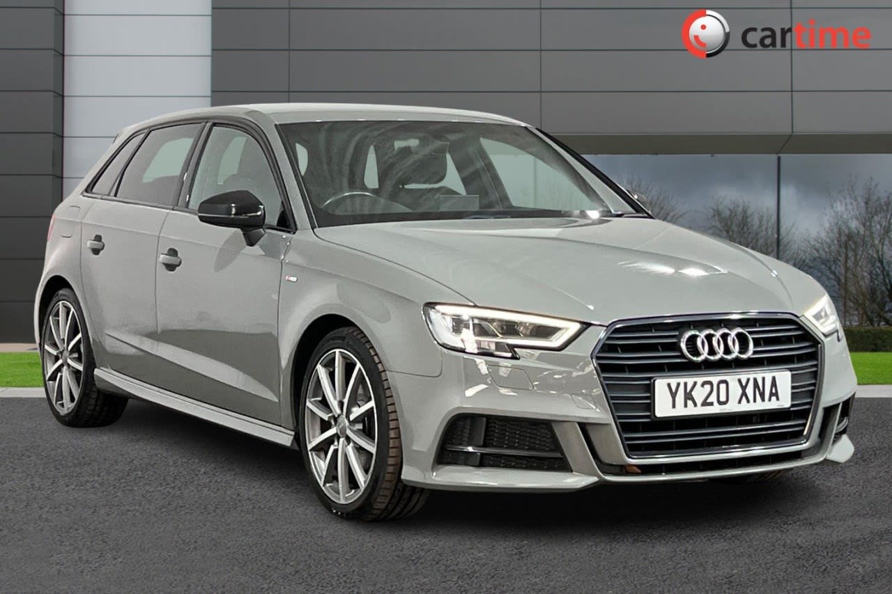 2020 used Audi A3 1.5 SPORTBACK TFSI S LINE BLACK EDITION 5d 148 BHP Android Auto/Apple CarPl