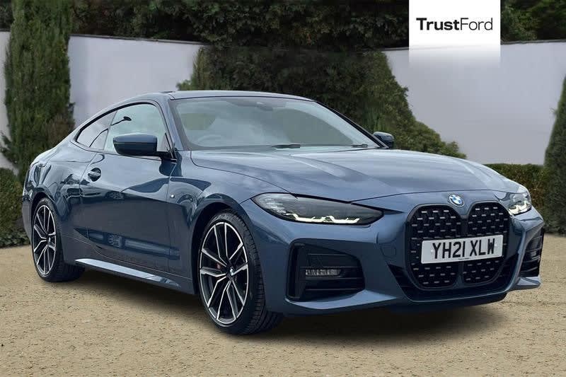 2021 used BMW 4 Series 420i M Sport 2dr Step Auto- With Heated Seats & Sunroof SEMI-AUTO