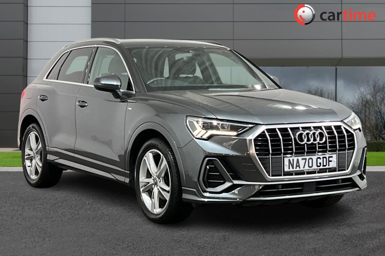 2020 used Audi Q3 2.0 TDI S LINE 5d 148 BHP Apple CarPlay and Android Auto, Audi Virtual Cock