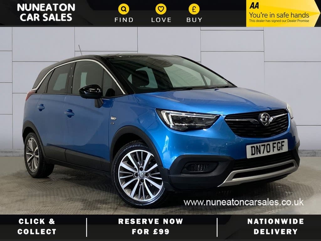 2020 used Vauxhall Crossland X 1.2 GRIFFIN 5d 82 BHP