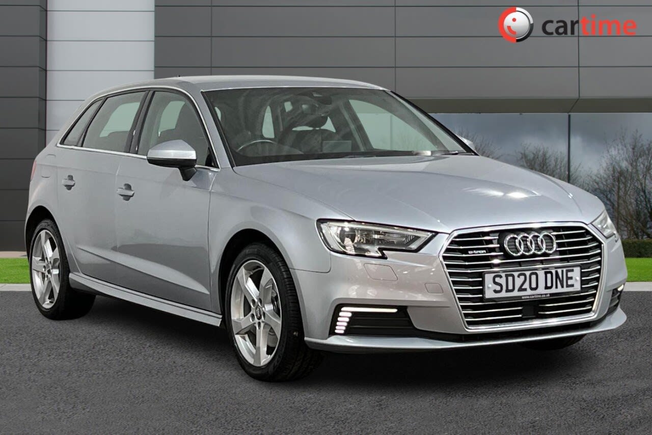 2020 used Audi A3 1.4 SPORTBACK E-TRON 5d 202 BHP Full Leather Interior, Rear Park Sensors, D