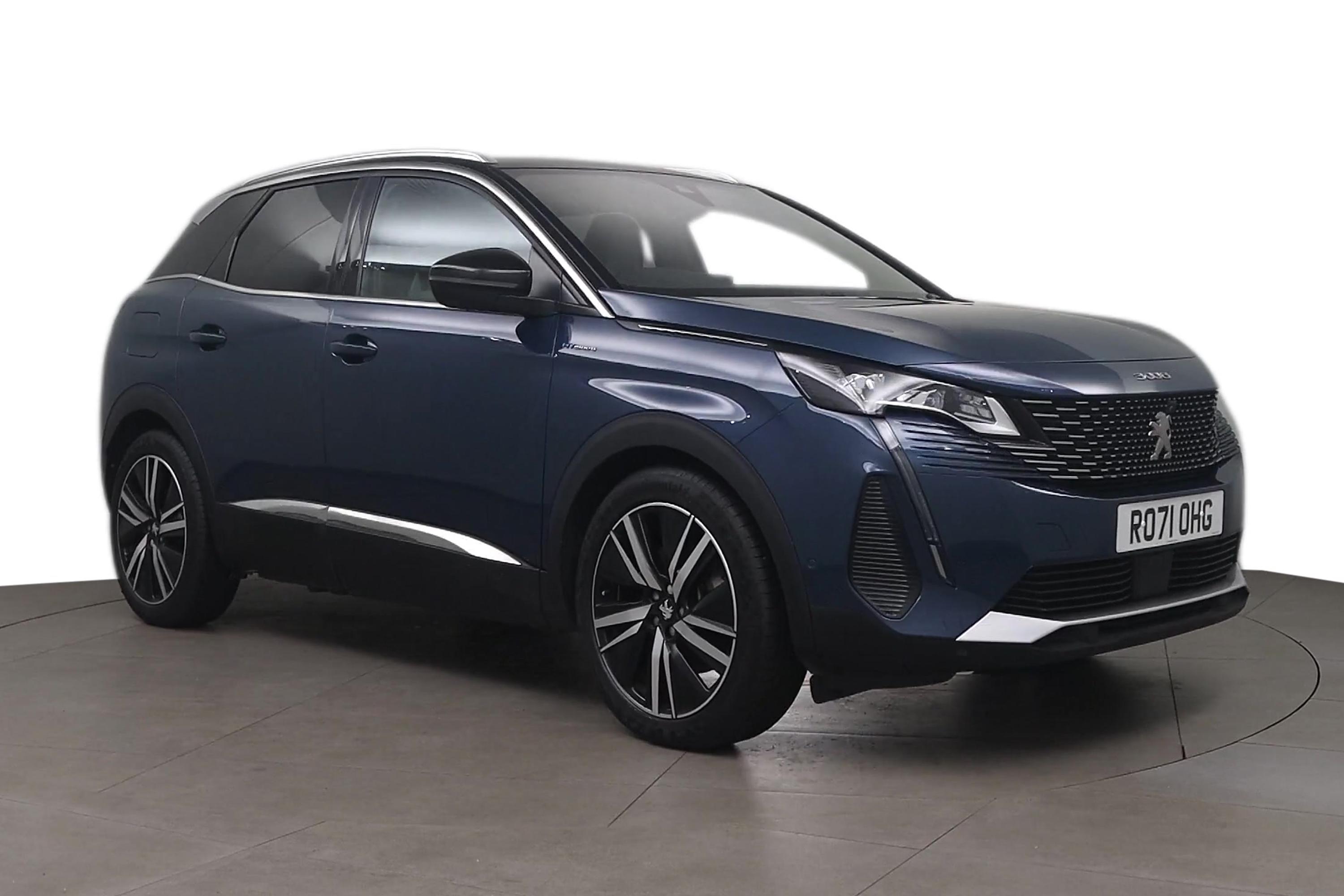 2021 used Peugeot 3008 1.6 Hybrid4 300 GT 5dr e-EAT8