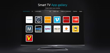 Screenshot Philips smart tv apps