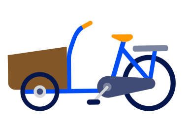 Graphic e-bike bakfiets_Bakfiets