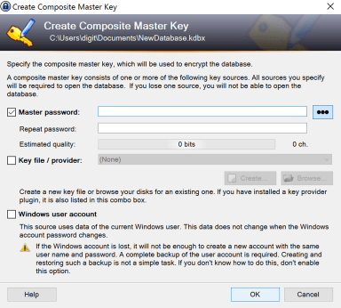 Keepass-stap1test