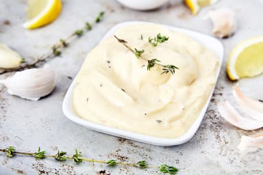 knoflook-met-saus