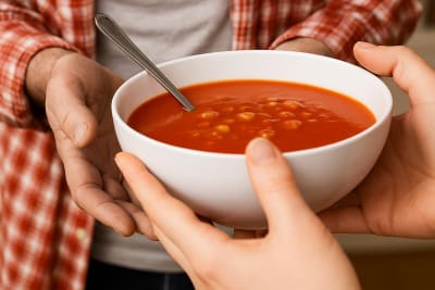 Kom tomatensoep