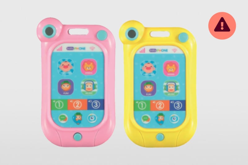 mengsel effectief Schouderophalend Waarschuwing: speelgoedtelefoon baby's van Zeeman | Consumentenbond