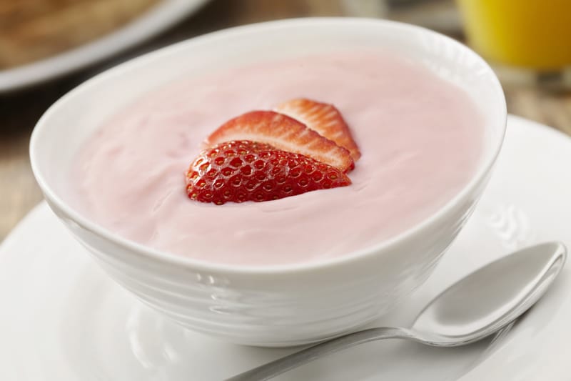 aardbeien-yoghurt