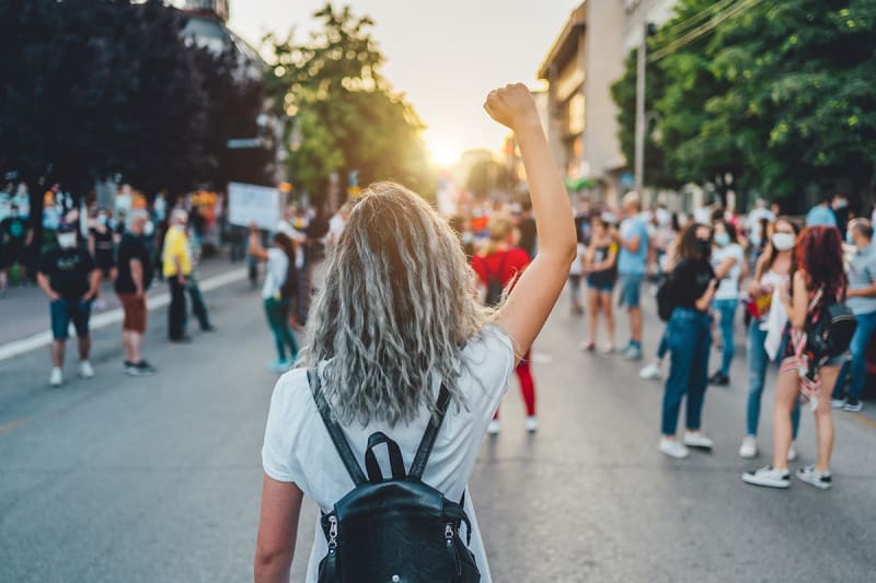 Consumenten demonstratie