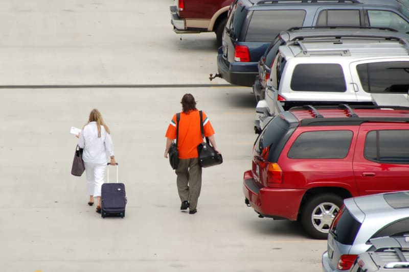 Slim-parkeren-bij-luchthaven