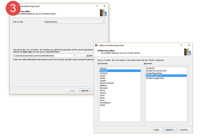 epub naar kindle stap3