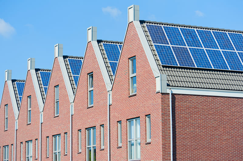 Zonnepanelen-sfeerbeeld