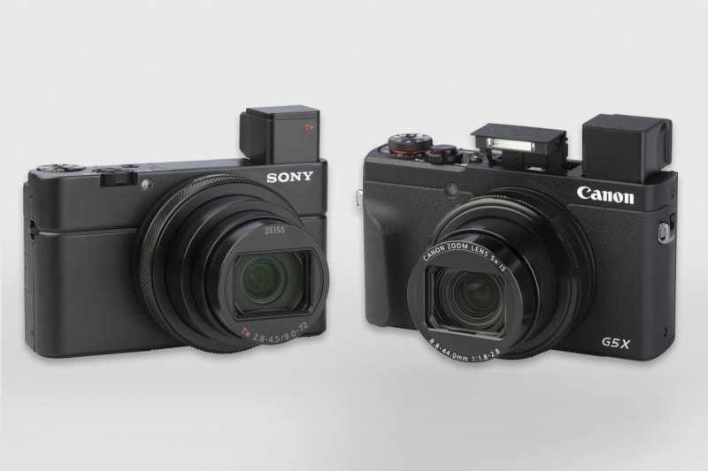 Sony Cyber-shot DSC-RX100 VII en Canon PowerShot G5 X II