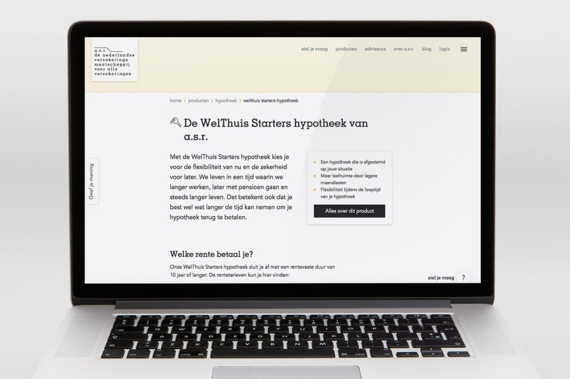 asr-welthuis-startershypotheek-eersteindruk