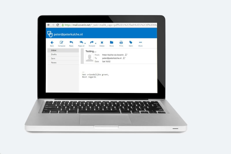 soverin-op laptop-privacy op internet