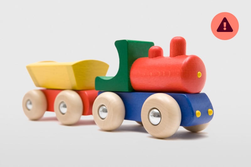 Prijs belangrijk Federaal Houten speelgoedtreintjes vaak onveilig volgens NVWA | Consumentenbond