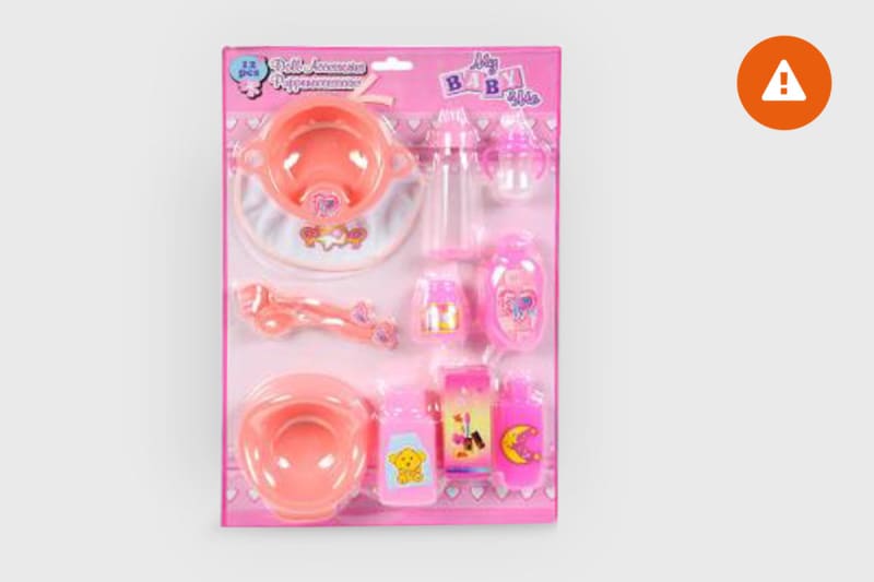 Waarschuwing doll accessory