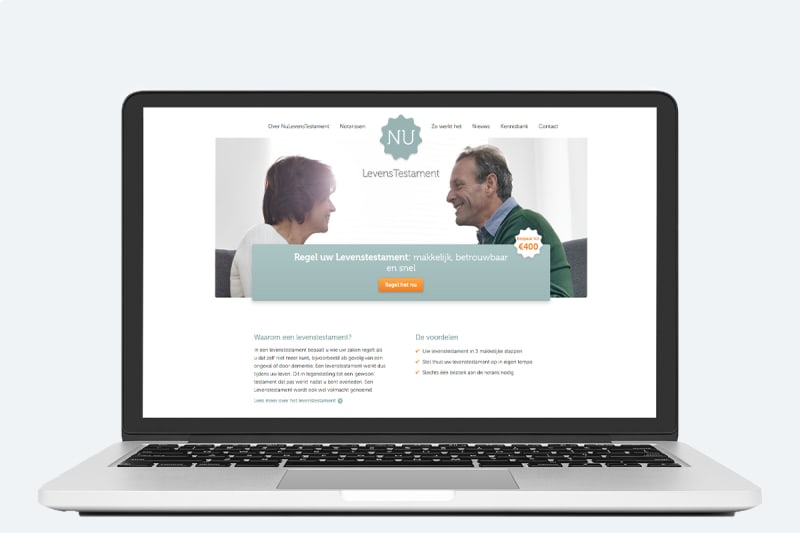 NuLevensTestament, online levenstestament