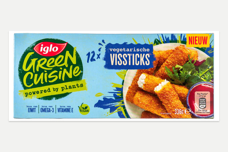 Iglo Green cuisine vegetarische vissticks