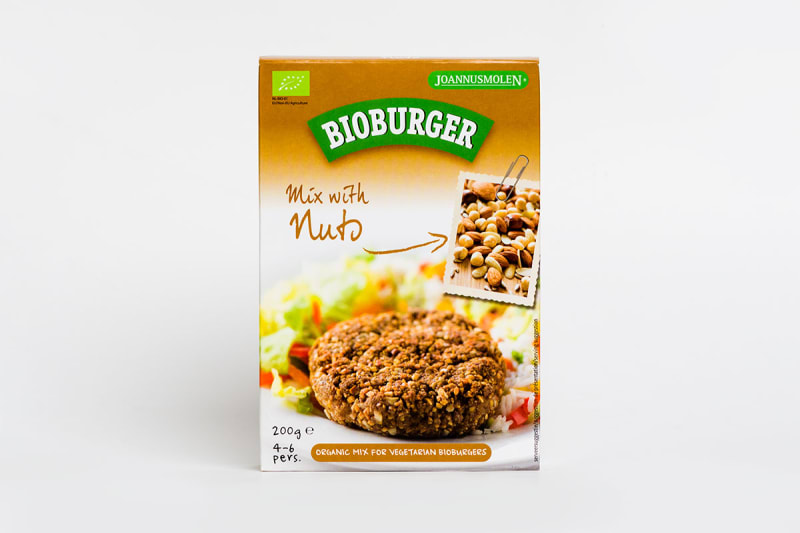 Joannusmolen Bioburger Mix met Noten