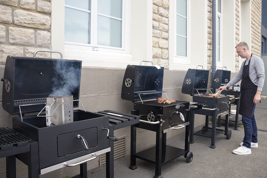 Onderzoeker overzicht raptid test BBQ