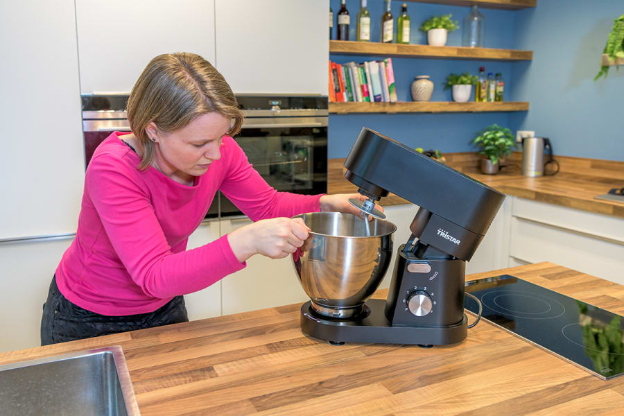 Keukenmachine kom vastzetten gebruiksgemak