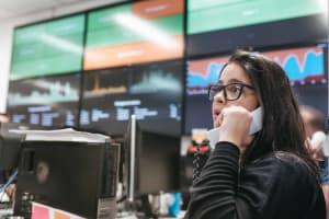 Beurs handelaar belegging