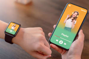 Muziek luisteren smartwatch