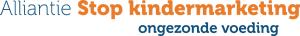 Logo Alliantie Stop kindermarketing ongezonde voeding