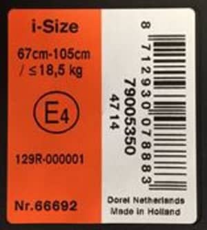 R129-label