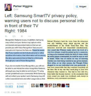 Tweet samsung smart tv