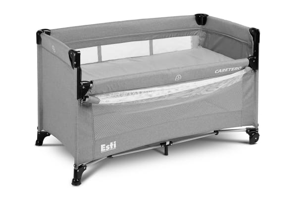 Campingbedje met co-sleeper functie