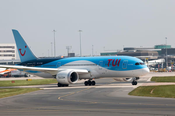 TUI vliegtuig