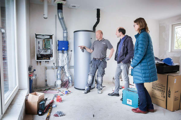 installatie-warmtepomp