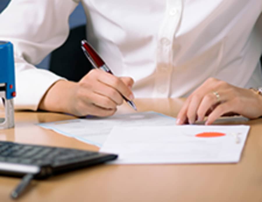 ondertekening dokument