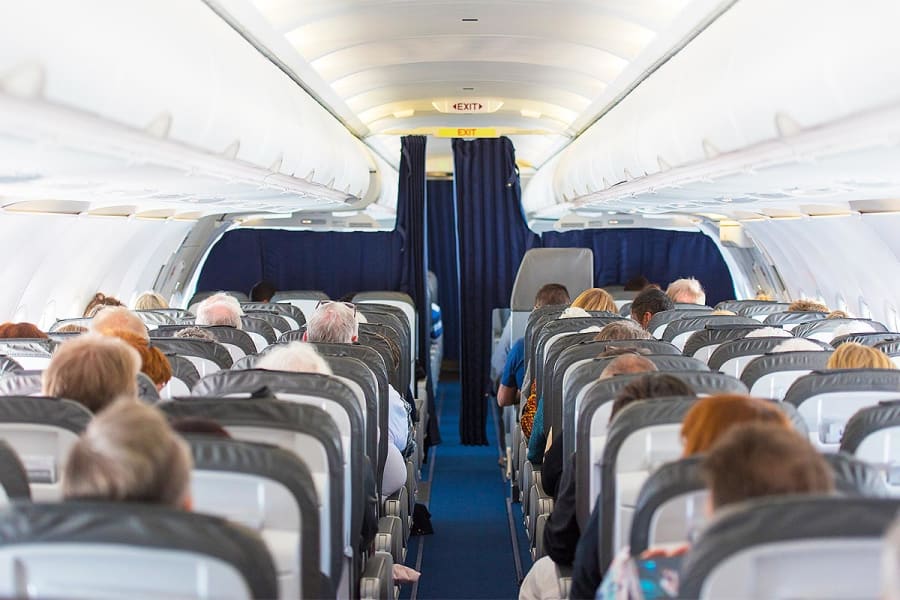vliegtuig-passagiers