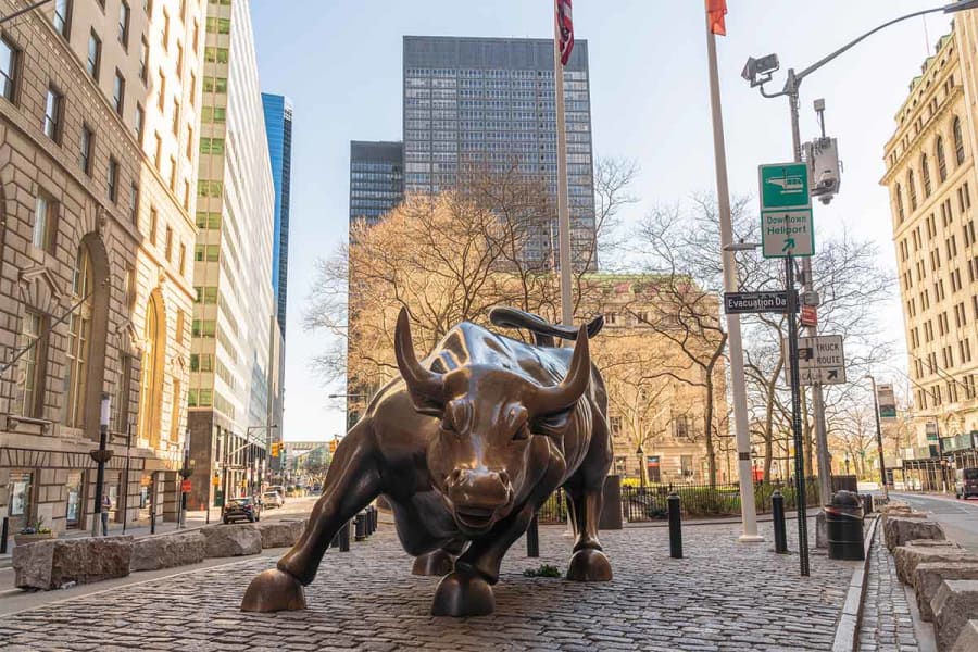 Wall Street stier