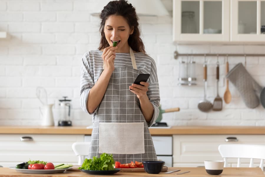 Sfeerbeeld voedingsapp