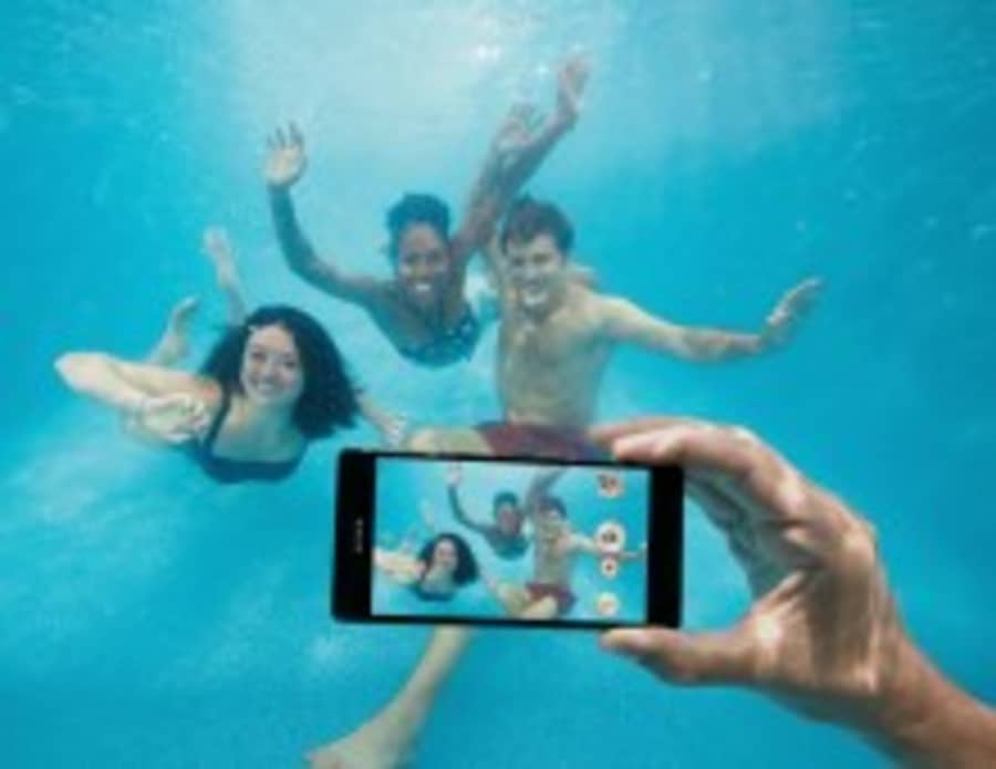 Sony Xperia Z3 onder water