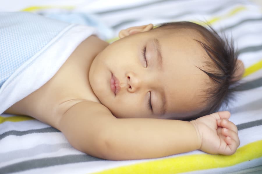 Baby slaapt