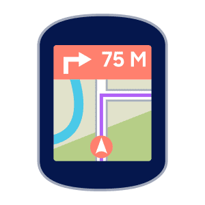 Fietsnavigatie graphic