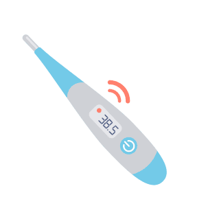 Koortsthermometer Alarm