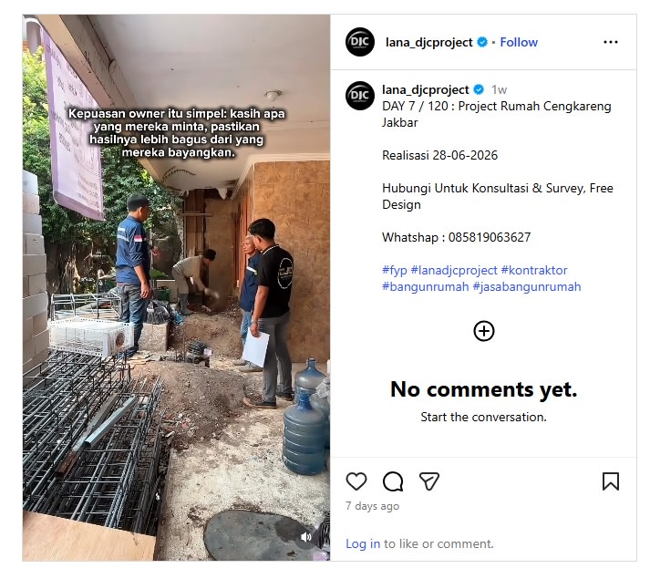 Proses Pembangunan Rumah Step by Step