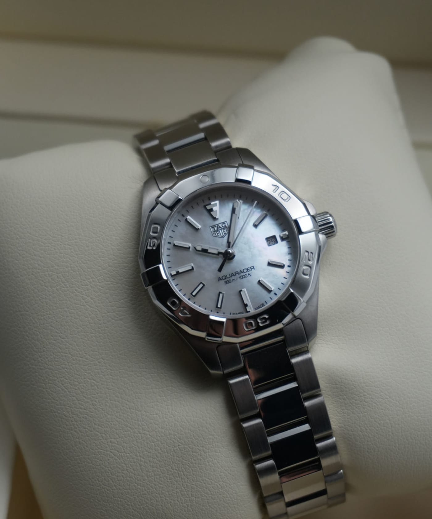 Ladies TAG Heuer Aquaracer Mother of Pearl Dial 27mm