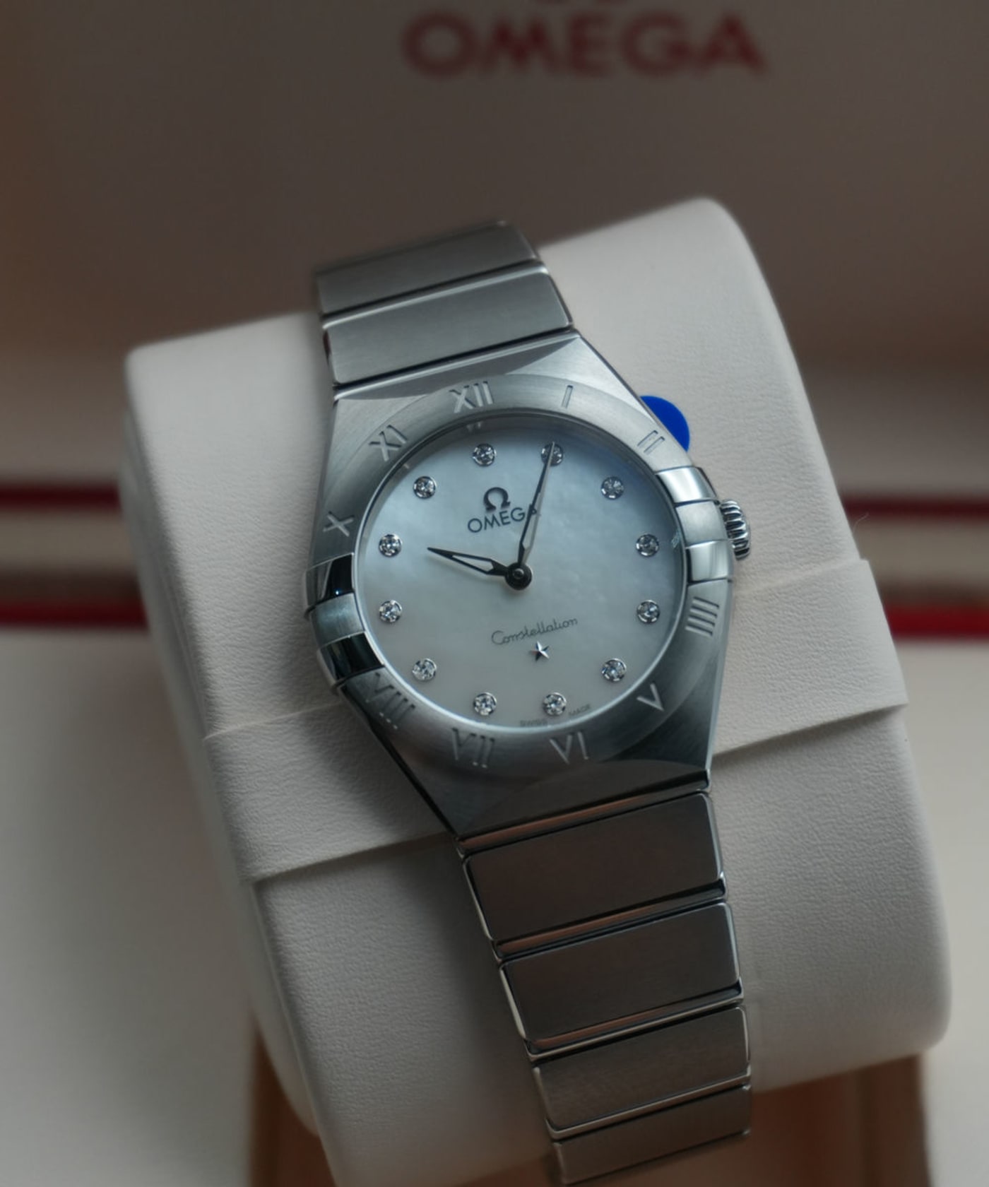 OMEGA Constellation 28mm Mother of Pearl Diamond Dial