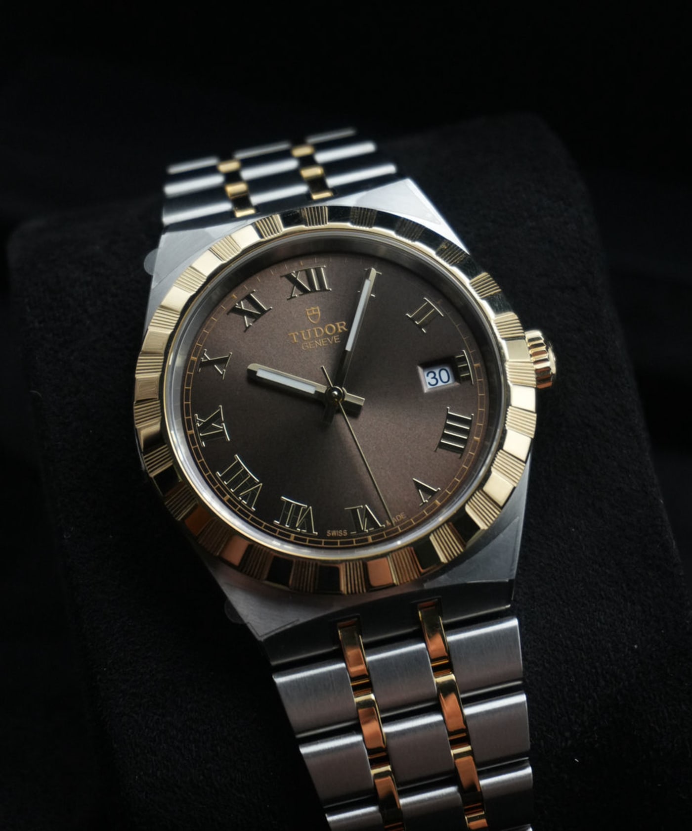 TUDOR Royal 38mm Gold & Steel ‘Chocolate Dial’